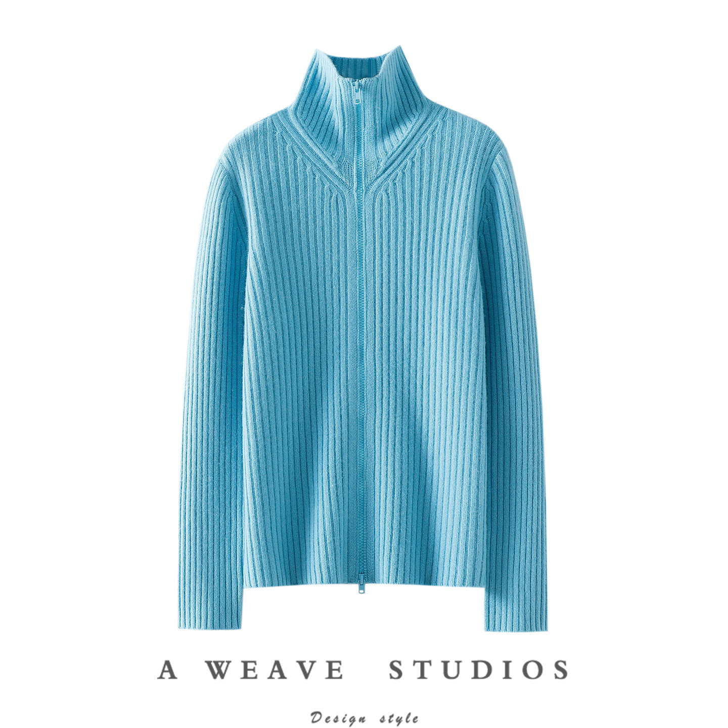 遇见高定！加厚100%纯山羊绒拉链开衫女高领纯羊绒毛衣针织衫秋冬,女装/女士精品,羊绒衫,淘宝优惠券,粉丝福利购,淘宝优惠卷