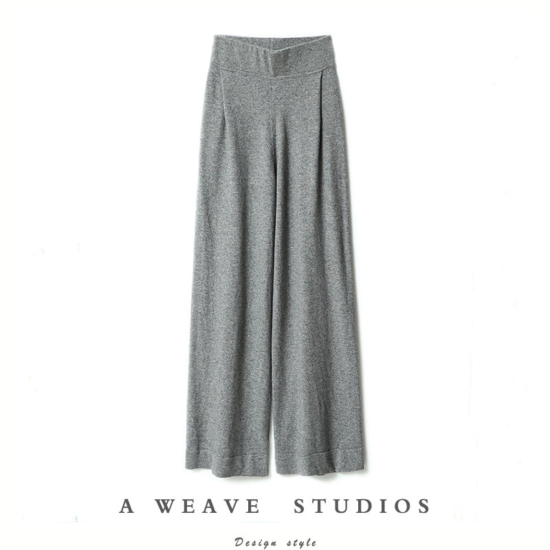 启超官方高端100%纯山羊绒裤