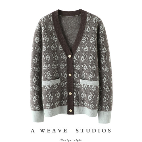 启超官方高端100%纯山羊绒衫