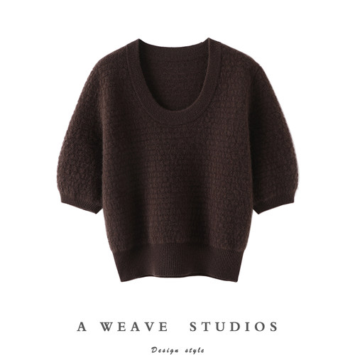 启超高端100%纯山羊绒衫