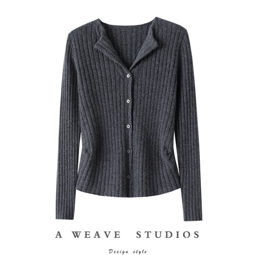 启超官方高端100%纯山羊绒衫