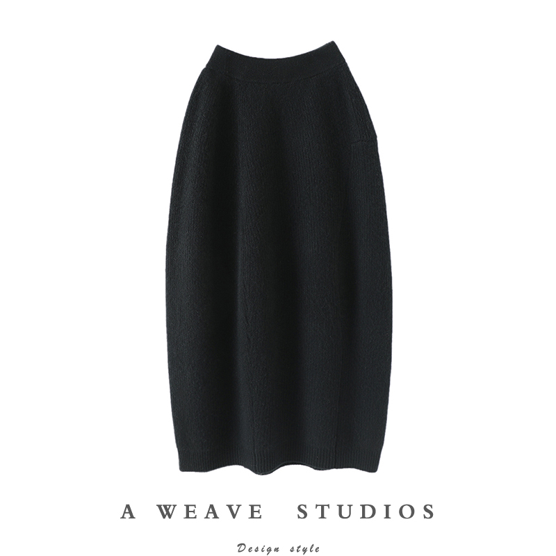 启超高端100%纯山羊绒裙