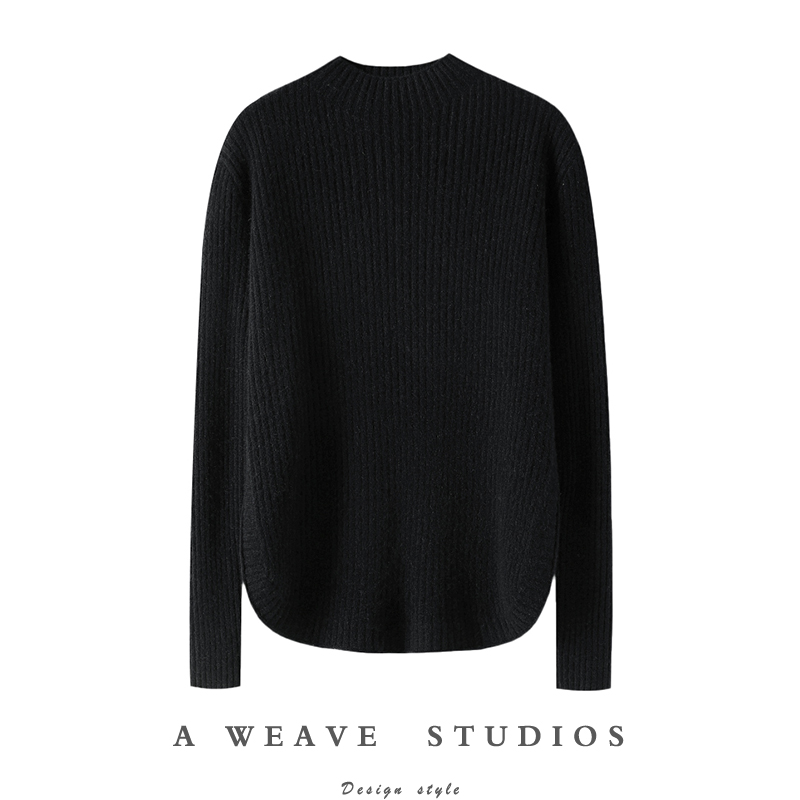 启超官方高端100%纯山羊绒衫