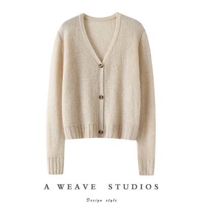 启超官方高端100%纯山羊绒衫