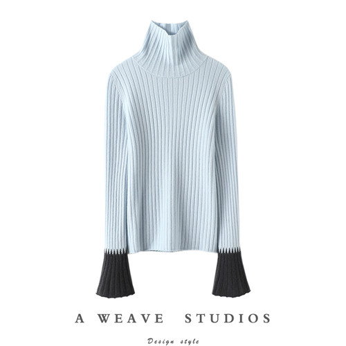 启超高端100%纯山羊绒衫