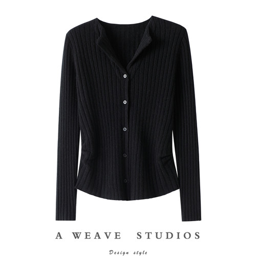 启超官方高端100%纯山羊绒衫