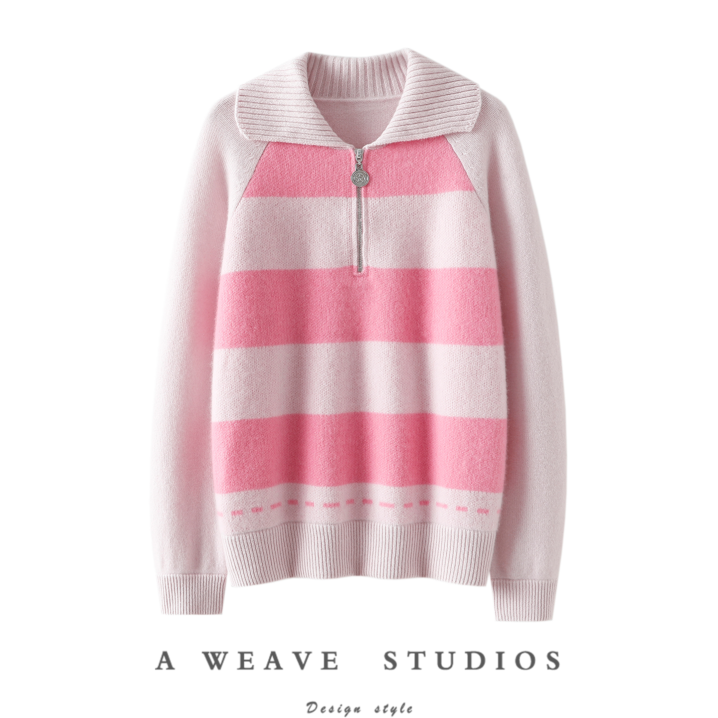 启超官方高端100%纯山羊绒衫