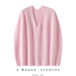 启超高水准版型！新款V领100%纯山羊绒坎肩女针织羊绒背心秋冬季