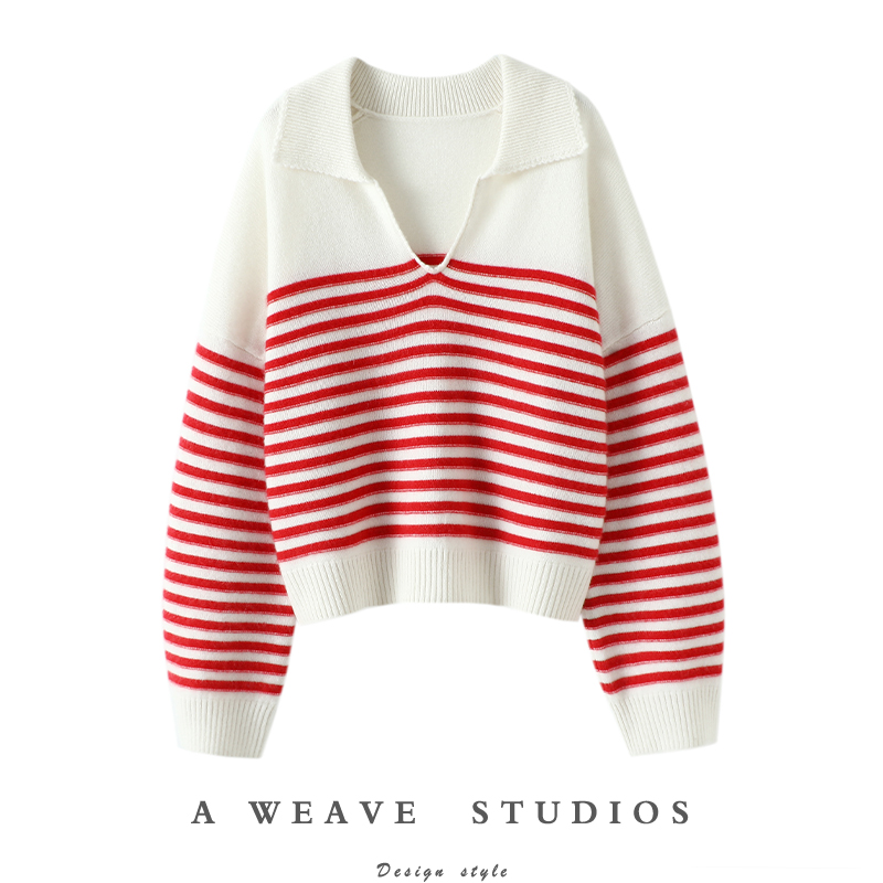 启超高端100%纯山羊绒衫