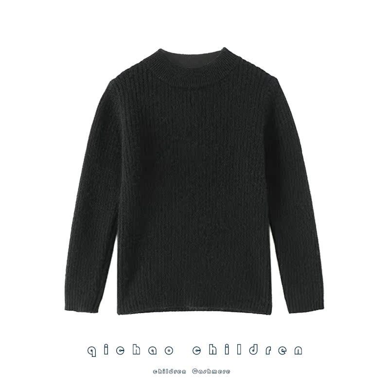 一件搭所有~半高领儿童羊绒衫坑条弹力男女款童装针织打底衫秋冬,童装/婴儿装/亲子装,毛衣/针织衫,淘宝优惠券,粉丝福利购,淘宝优惠卷
