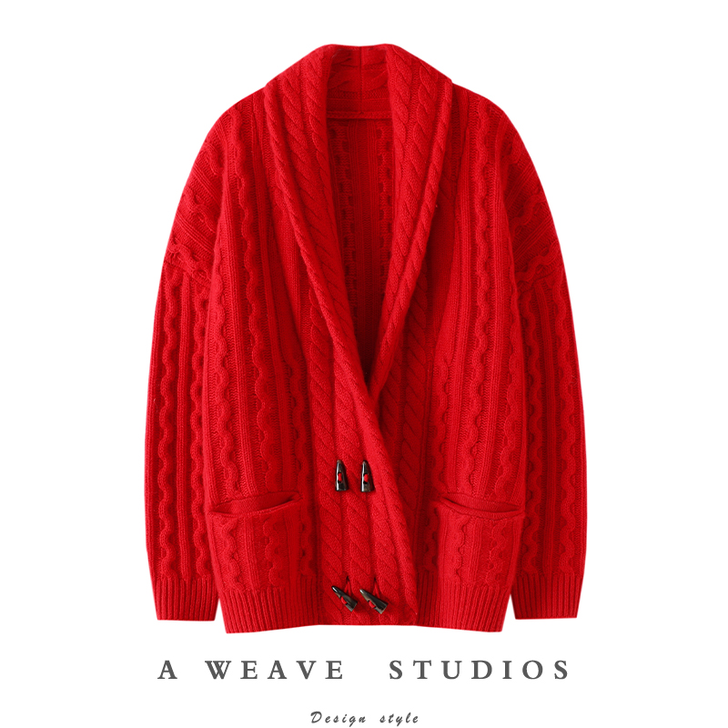 启超官方高端100%纯山羊绒衫