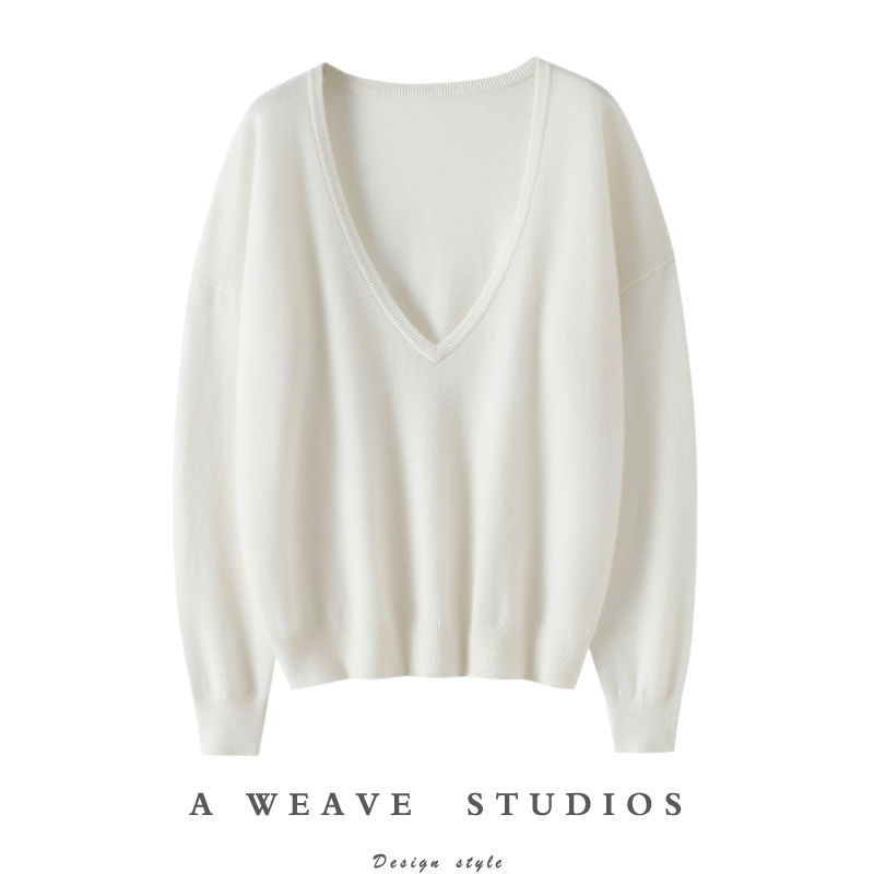 启超官方高端100%纯山羊绒衫