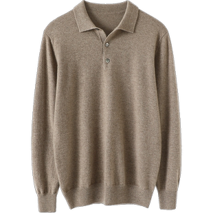 上身气质高档！多色男女款翻领山羊绒衫休闲纯羊绒毛衣针织打底衫