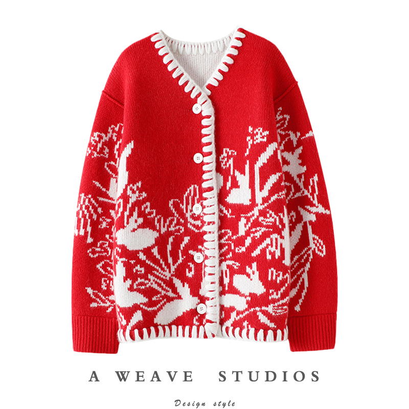 启超官方高端100%纯山羊绒衫