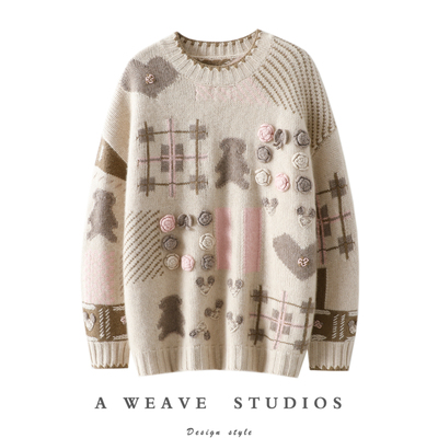 启超官方高端100%纯山羊绒衫