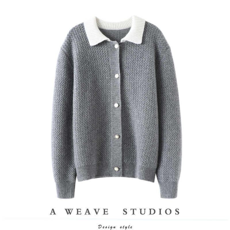 启超官方高端100%纯山羊绒衫