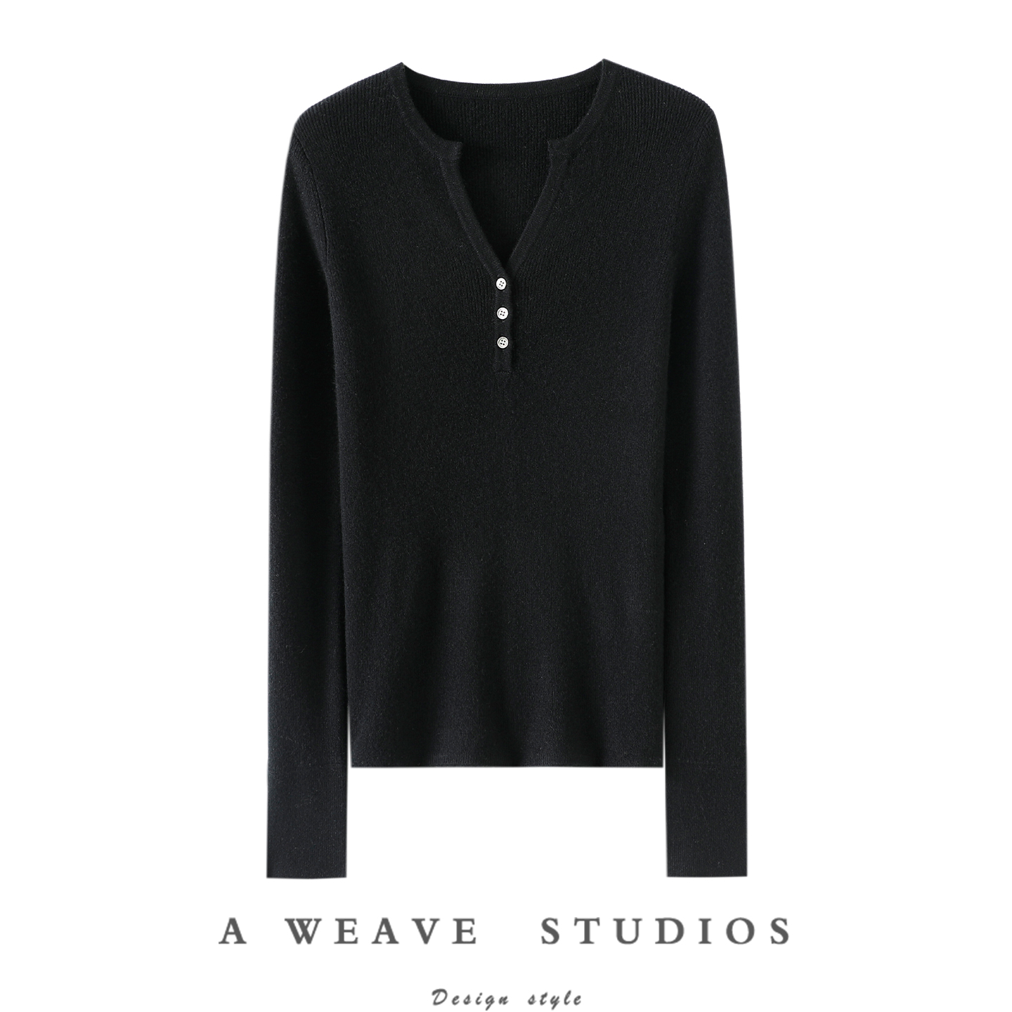 启超官方高端100%纯山羊绒衫