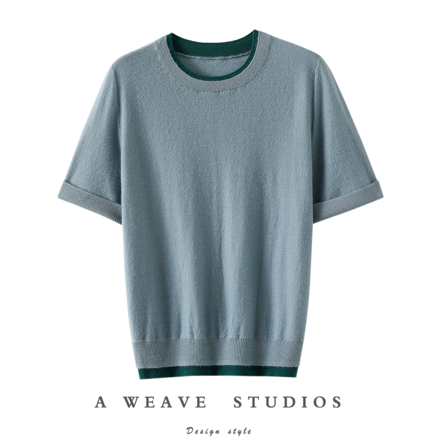 启超官方高端精纺100%纯山羊绒衫