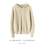 女纯羊绒毛衣连帽羊绒卫衣针织打底帽衫 好品味不错过 带帽羊绒衫