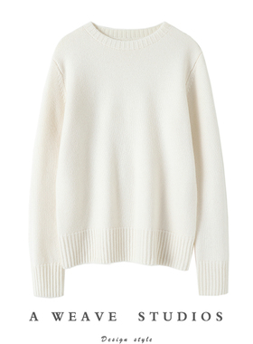 启超软糯遐想！高端加厚羊绒衫100纯羊绒女毛衣圆领打底衫秋冬季
