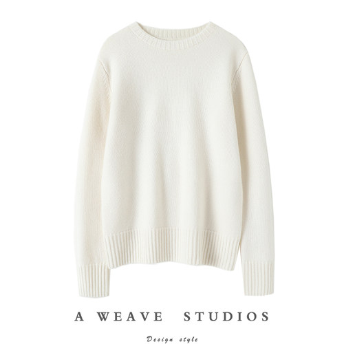 启超官方高端100%纯山羊绒衫