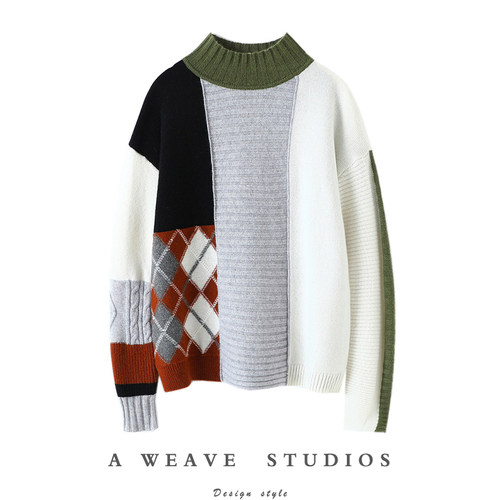 启超官方高端100%纯山羊绒衫