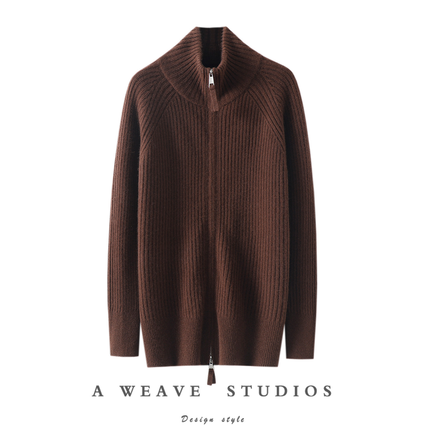 哇！美丽加速度！小中长款加厚100%纯山羊绒拉链开衫女高领外套,女装/女士精品,羊绒衫,淘宝优惠券,粉丝福利购,淘宝优惠卷