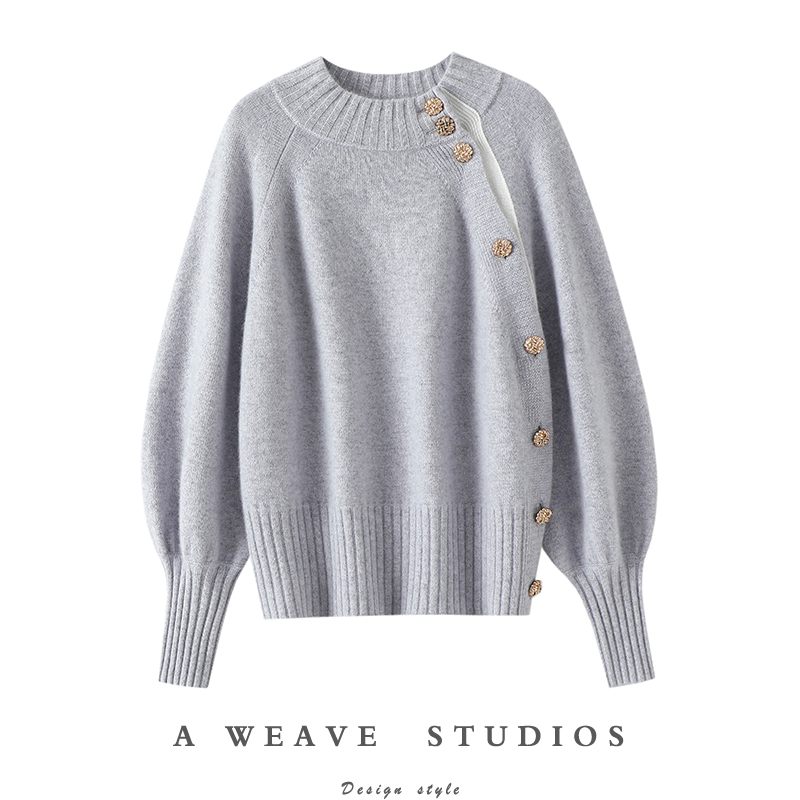 启超官方高端100%纯山羊绒衫