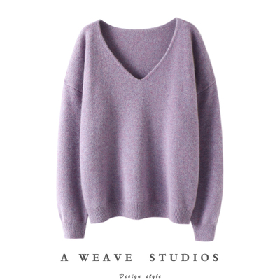 启超官方高端100%纯山羊绒衫