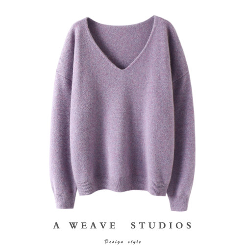 启超官方高端100%纯山羊绒衫