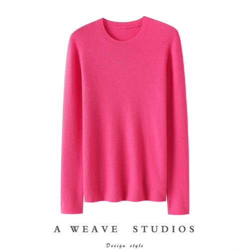 启超官方高端100%纯山羊绒衫