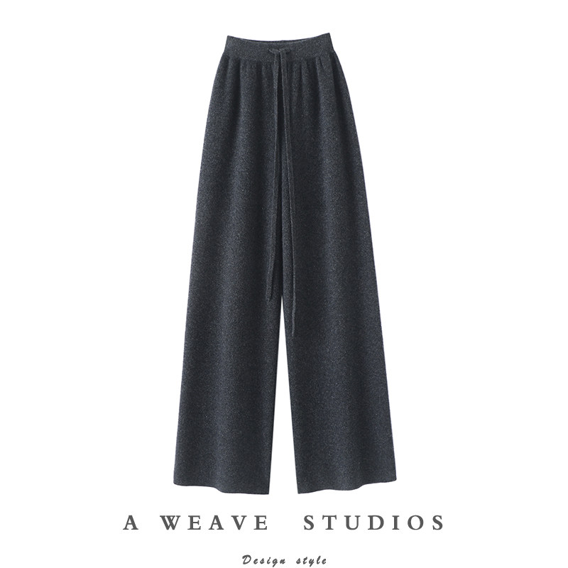 启超官方高端100%纯山羊绒裤