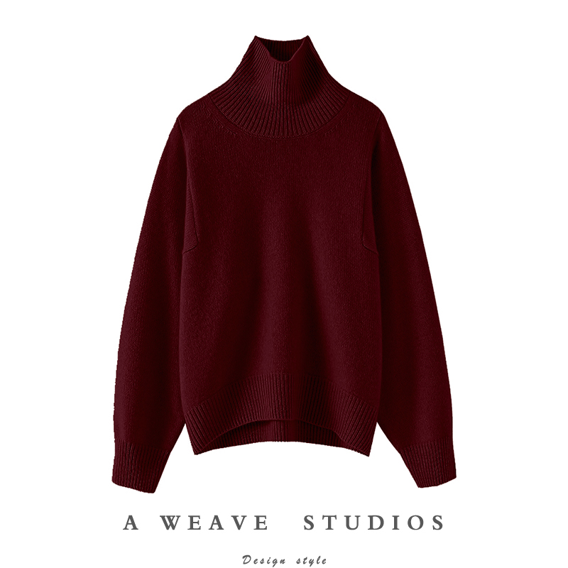 启超官方高端100%纯山羊绒衫