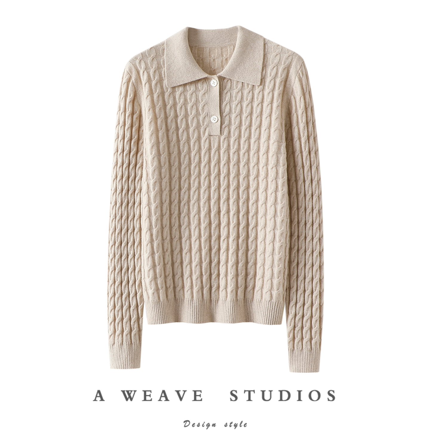 启超官方高端100%纯山羊绒衫