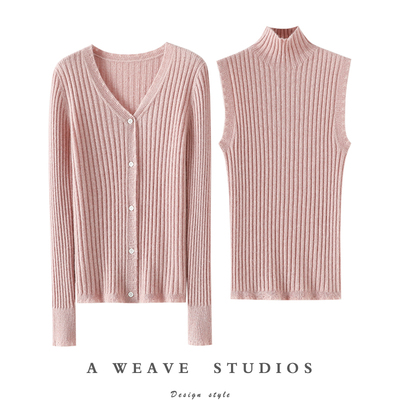 启超官方高端100%纯山羊绒衫