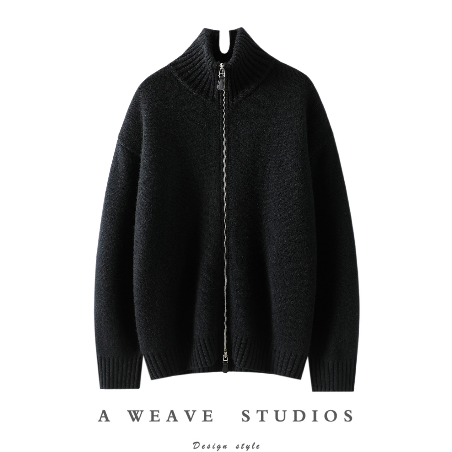 气质轻松拿捏~重磅加厚高领100%纯山羊绒拉链开衫女纯羊绒毛衣冬,女装/女士精品,羊绒衫,淘宝优惠券,粉丝福利购,淘宝优惠卷