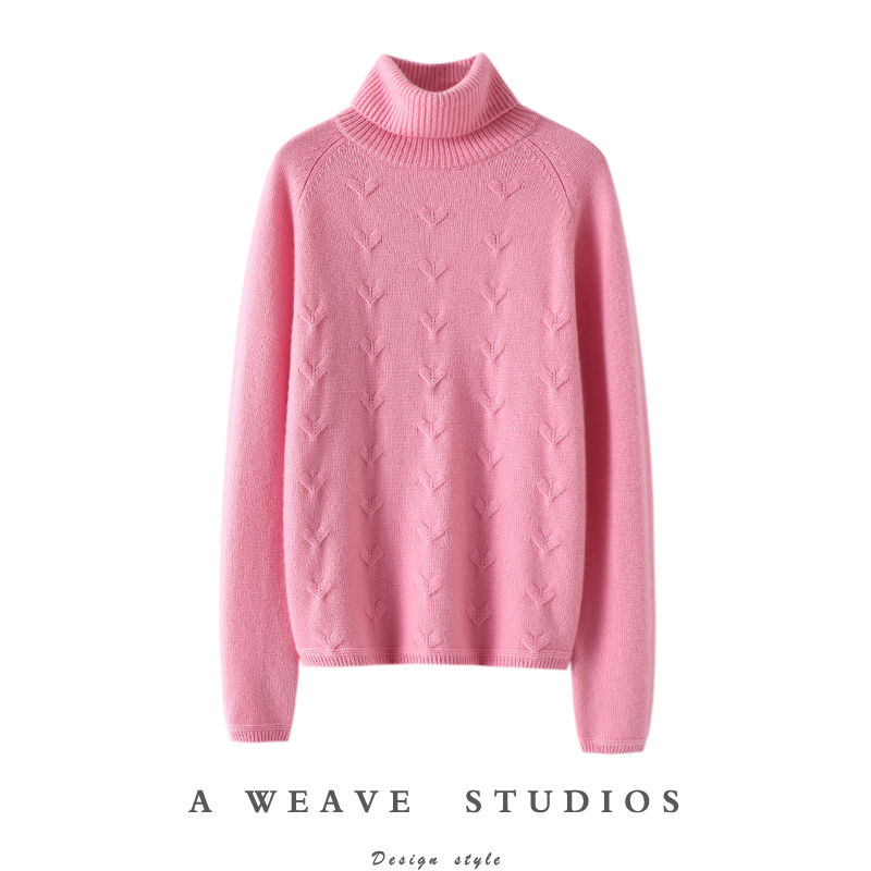 启超高端100%纯山羊绒衫