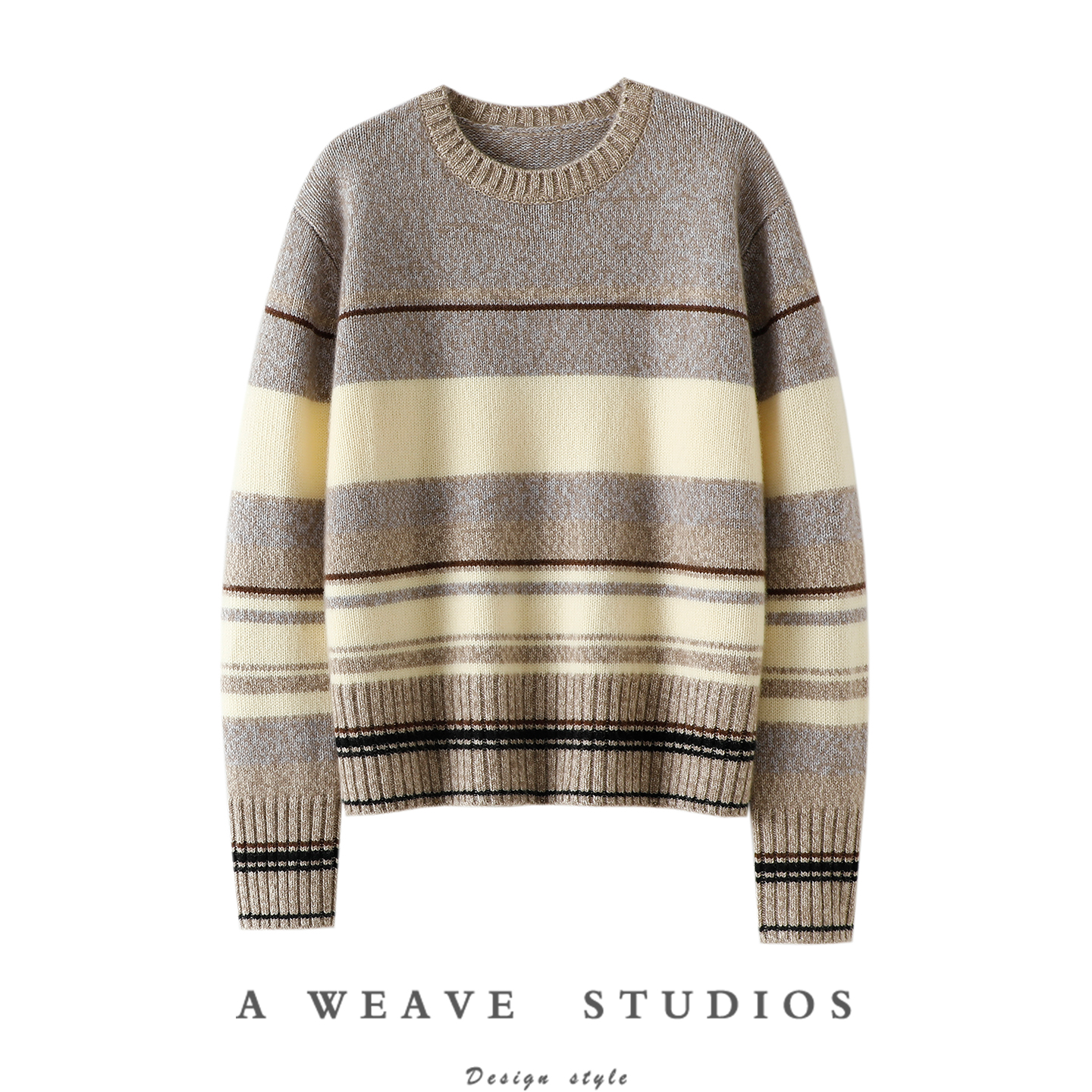 启超官方高端100%纯山羊绒衫