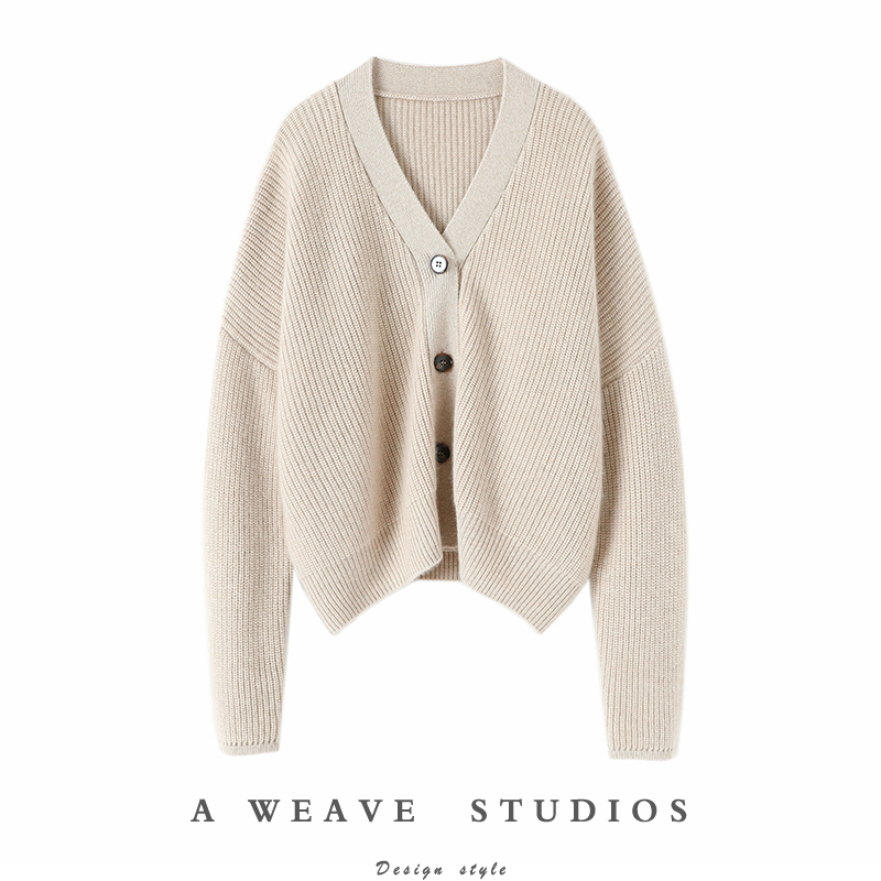 启超官方高端100%纯山羊绒衫