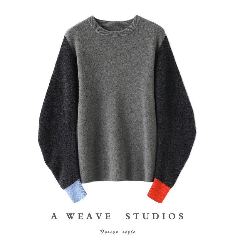 启超官方高端100%纯山羊绒衫