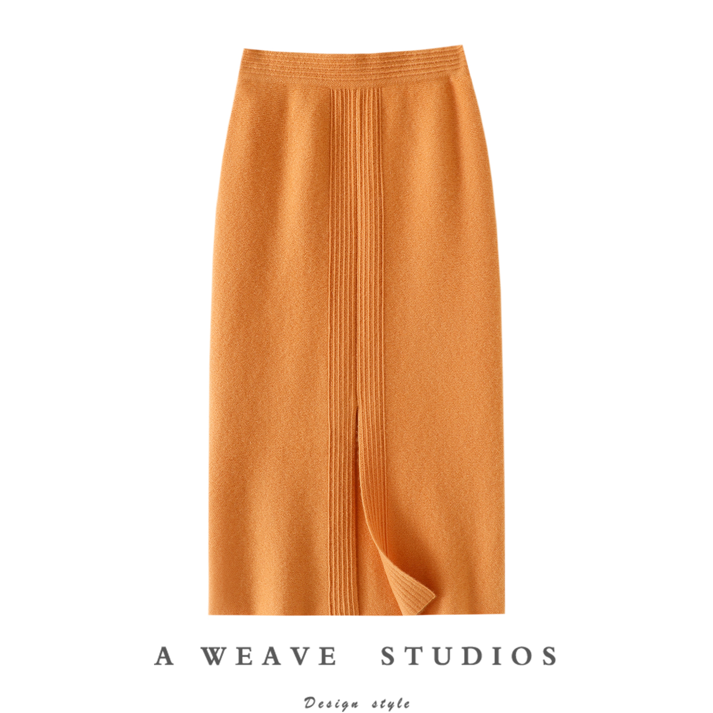 高定掏心窝推荐~百搭羊绒半身裙子女中长款包臀裙一步裙加厚秋冬