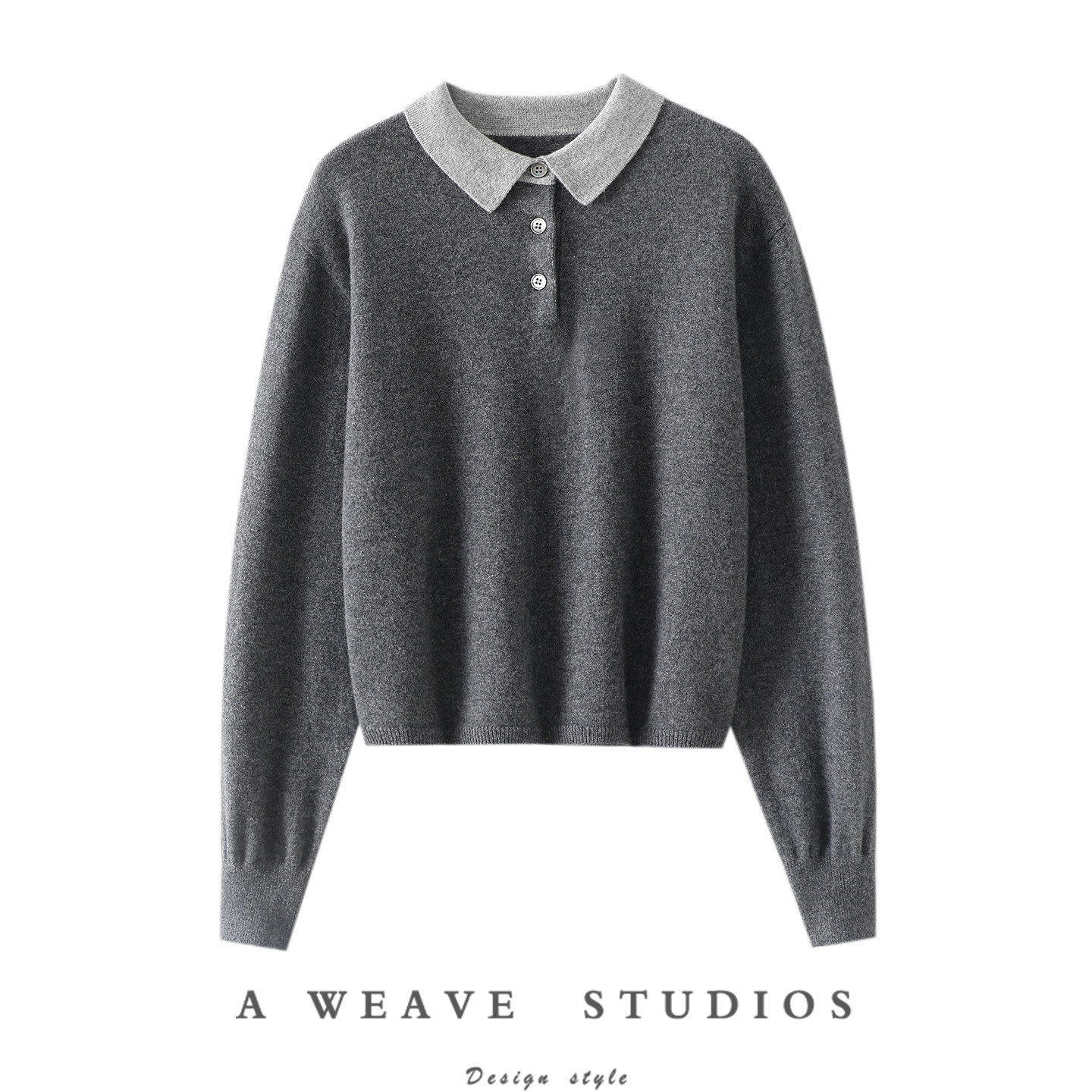 时尚小确幸！新款拼色100%纯山羊绒衫女POLO领纯羊绒毛衣秋冬外套,女装/女士精品,羊绒衫,淘宝优惠券,粉丝福利购,淘宝优惠卷