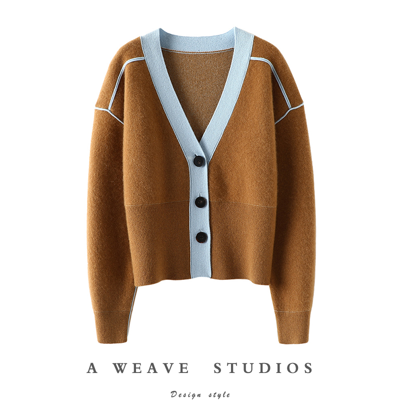 启超官方高端100%纯山羊绒衫