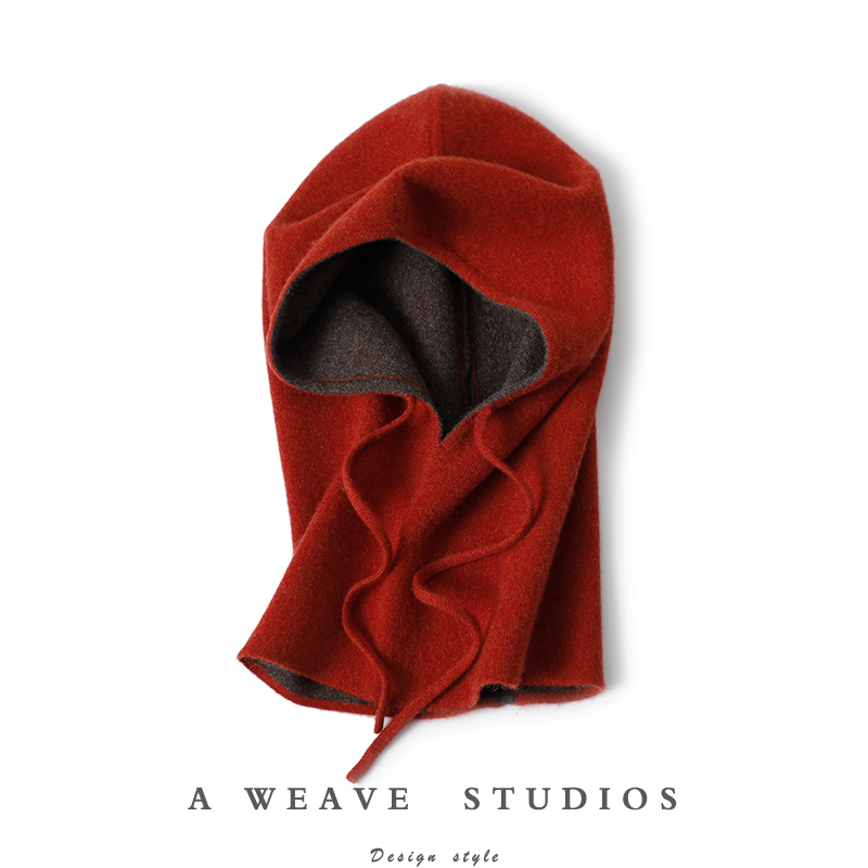 启超官方高端100%纯山羊绒帽子