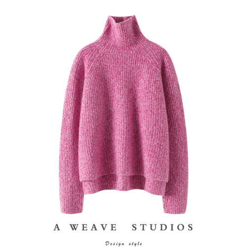 启超官方高端100%纯山羊绒衫