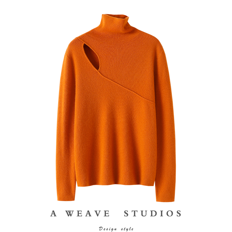 启超官方高端100%纯山羊绒衫