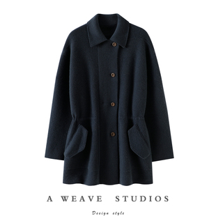 羊绒毛衣外套 女中长款 满眼都是气质感 重磅加厚100%纯山羊绒开衫