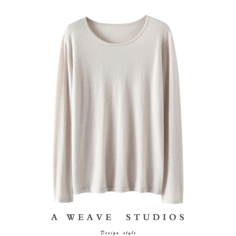 启超高端100%纯山羊绒衫