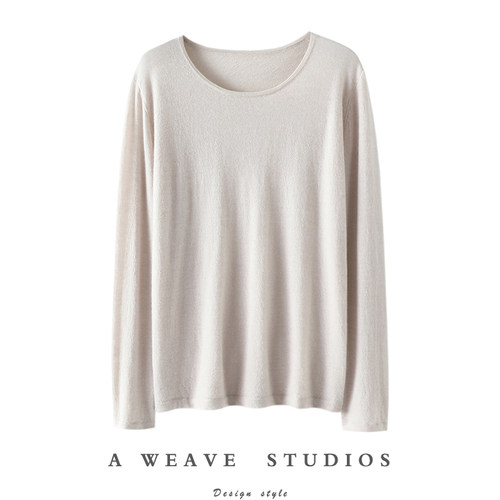 启超高端100%纯山羊绒衫