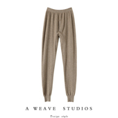 保暖冬季 太暖和了吧 子内穿修身 弹力针织裤 男式 士山羊绒打底裤